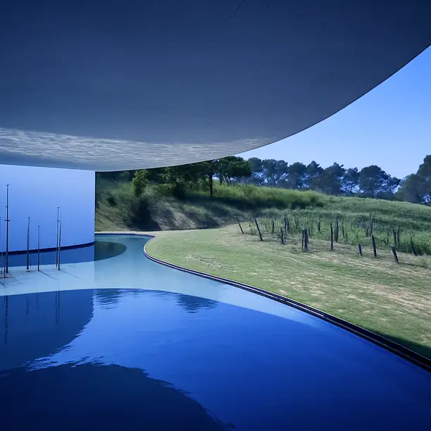 Wine and art tasting at a contemporary French château